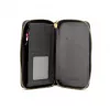 Evelatus Portafoglio universale con zip design floreale nero