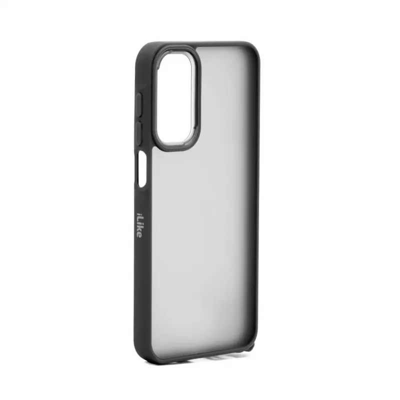 iLike Samsung Galaxy A15 Custodia ibrida in PC nera