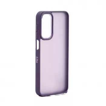 iLike Samsung Galaxy A15 Custodia ibrida in PC viola