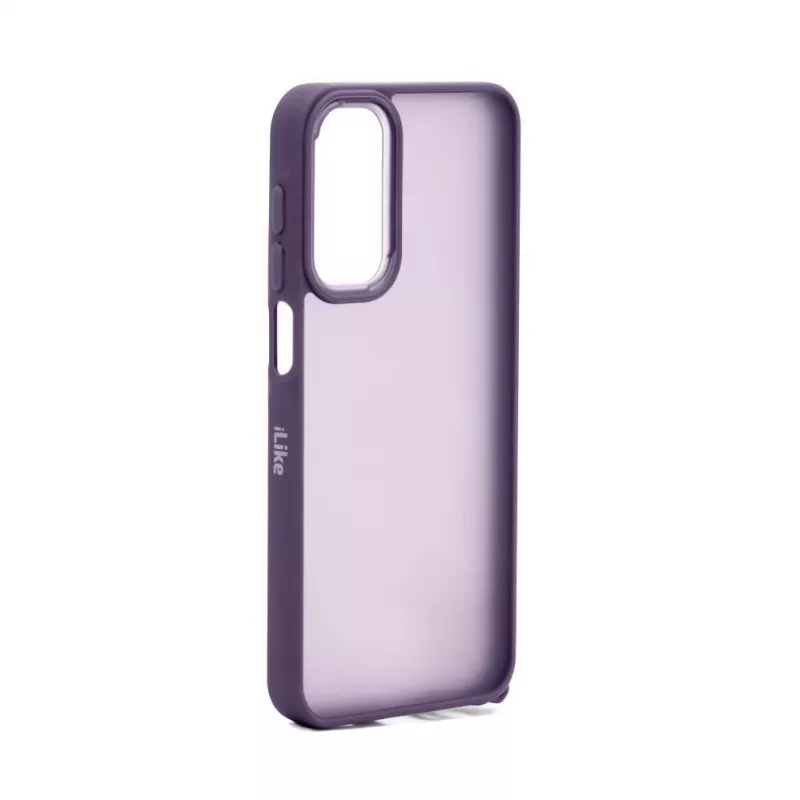 iLike Samsung Galaxy A15 Custodia ibrida in PC viola