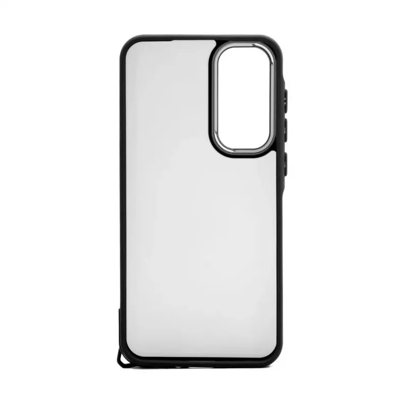 iLike Samsung Galaxy A35 Custodia ibrida in PC nera