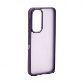 iLike Samsung Galaxy A35 Custodia ibrida in PC viola