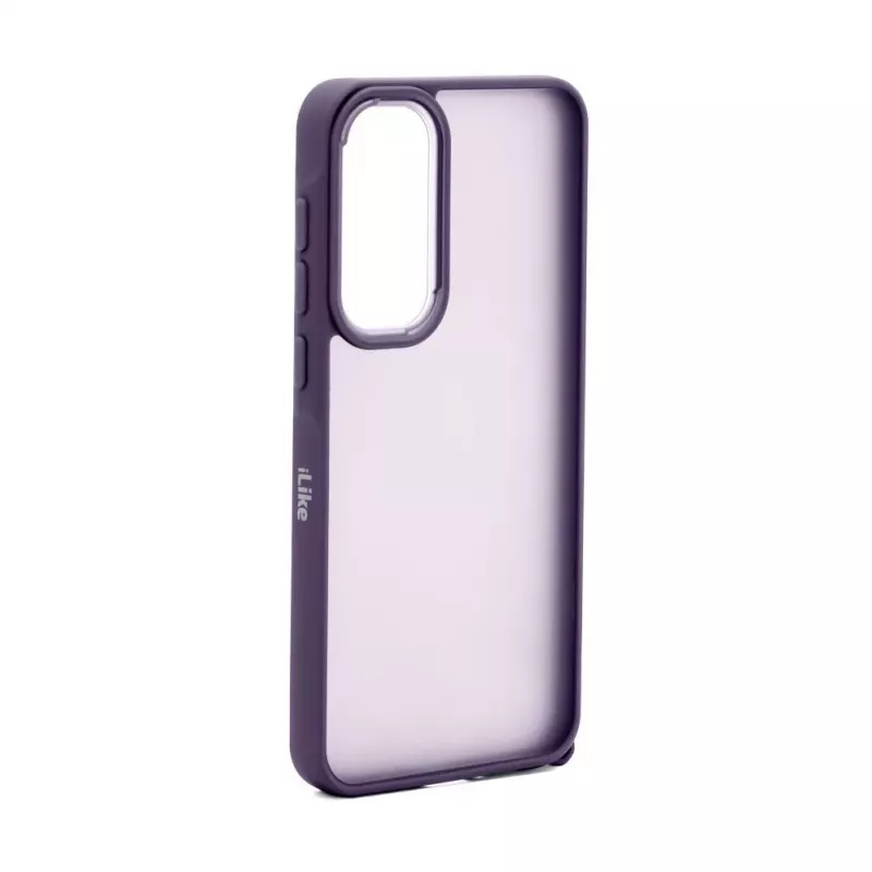 iLike Samsung Galaxy A35 Custodia ibrida in PC viola