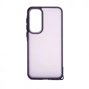 iLike Samsung Galaxy A35 Custodia ibrida in PC viola