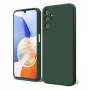 Evelatus Samsung Galaxy A14 4G / 5G Custodia in silicone Premium Soft Touch verde abete