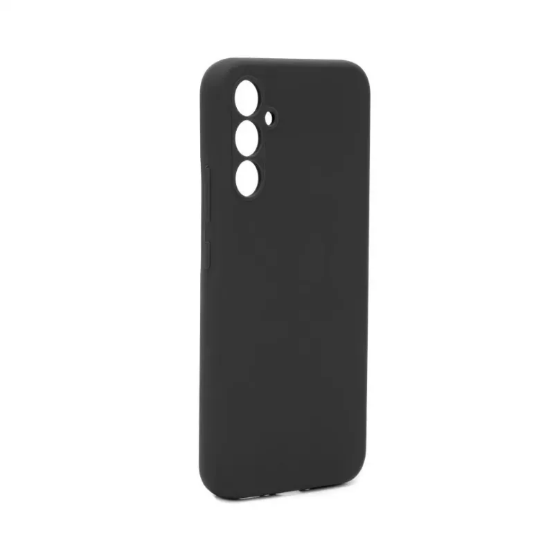 Evelatus Samsung Galaxy A15 Custodia in silicone Premium Soft Touch nera