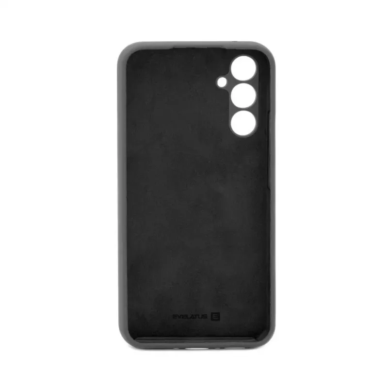 Evelatus Samsung Galaxy A15 Custodia in silicone Premium Soft Touch nera