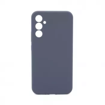 Evelatus Samsung Galaxy A15 Custodia in silicone Premium Soft Touch blu notte
