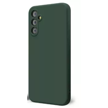 Evelatus Samsung Galaxy A15 Custodia in silicone Premium Soft Touch verde pino