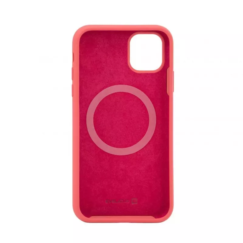 Evelatus Apple iPhone 11 Custodia in silicone Premium MagSafe Soft Touch camelia