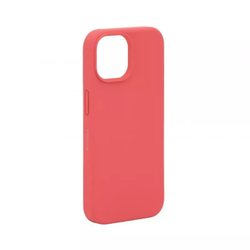 Evelatus Apple iPhone 15 Custodia in silicone Premium MagSafe Soft Touch camelia