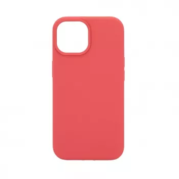Evelatus Apple iPhone 15 Custodia in silicone Premium MagSafe Soft Touch camelia