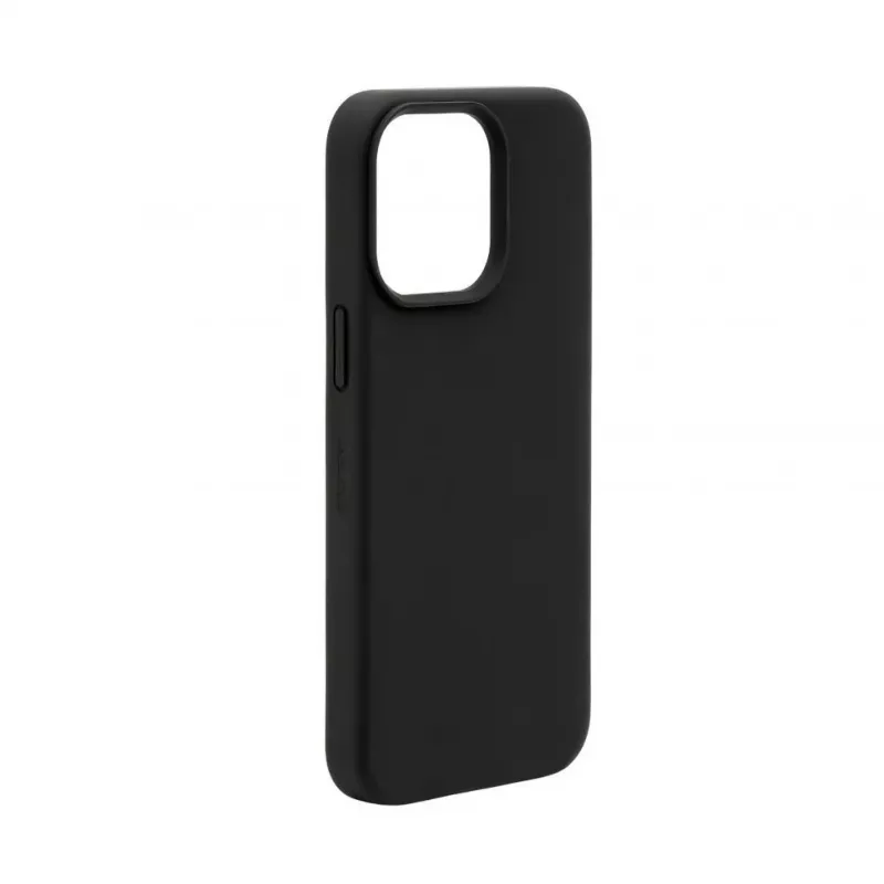 Evelatus Apple iPhone 15 Pro Custodia in silicone Premium MagSafe Soft Touch New Function nera