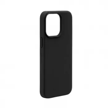 Evelatus Apple iPhone 15 Pro Max Custodia in silicone Soft Touch Premium MagSafe New Function nero