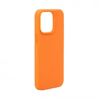 Evelatus Apple iPhone 15 Pro Max Custodia in silicone Soft Touch Premium MagSafe New Function arancione