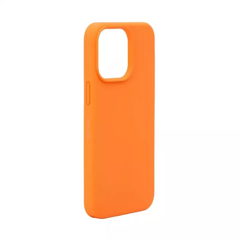 Evelatus Apple iPhone 15 Pro Max Custodia in silicone Soft Touch Premium MagSafe New Function arancione