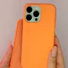 Evelatus Apple iPhone 15 Pro Max Custodia in silicone Soft Touch Premium MagSafe New Function arancione