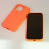 Evelatus Apple iPhone 15 Pro Max Custodia in silicone Soft Touch Premium MagSafe New Function arancione