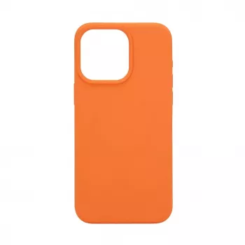 Evelatus Apple iPhone 15 Pro Max Custodia in silicone Soft Touch Premium MagSafe New Function arancione