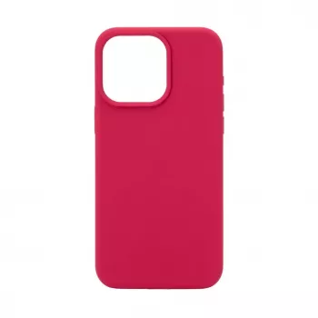 Evelatus Apple iPhone 15 Pro Max Custodia in silicone Soft Touch Premium MagSafe New Function rosso rosa