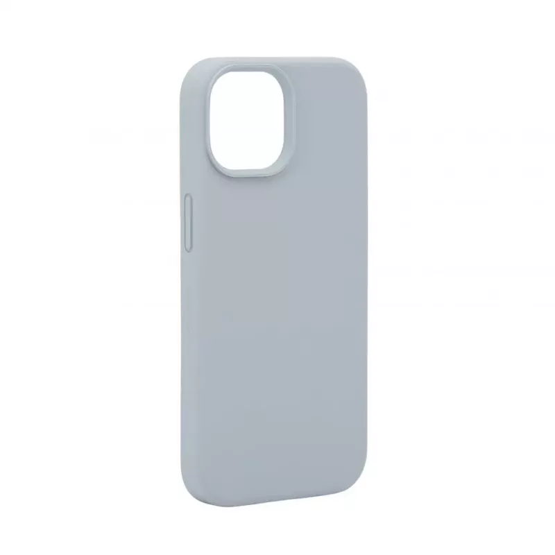 Evelatus Apple iPhone 15 Custodia in silicone Soft Touch Premium MagSafe New Function grigio blu