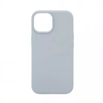 Evelatus Apple iPhone 15 Custodia in silicone Soft Touch Premium MagSafe New Function grigio blu