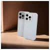 Evelatus Apple iPhone 15 Pro Max Custodia in silicone Soft Touch Premium MagSafe New Function grigio blu
