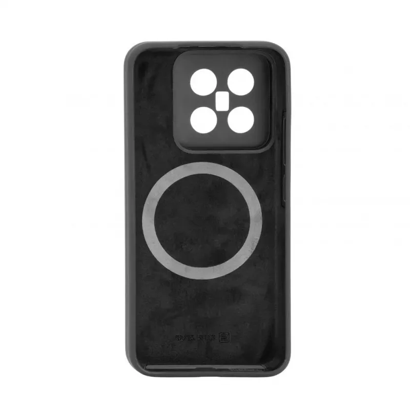 Evelatus Xiaomi 14 Pro Custodia in silicone Soft Touch Premium nero