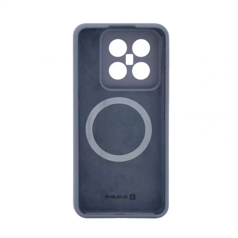 Evelatus Xiaomi 14 Pro Custodia in silicone Soft Touch Premium blu notte