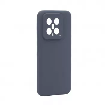 Evelatus Xiaomi 14 Custodia in silicone Soft Touch Premium blu notte
