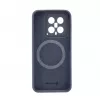 Evelatus Xiaomi 14 Custodia in silicone Soft Touch Premium blu notte