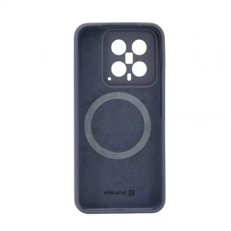Evelatus Xiaomi 14 Custodia in silicone Soft Touch Premium blu notte