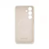 Evelatus Samsung Galaxy S24 Custodia in silicone Soft Touch Premium MagSafe grigio