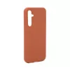 Evelatus Samsung Galaxy S23 FE Custodia in silicone Soft Touch Premium marrone sella