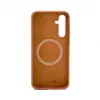 Evelatus Samsung Galaxy S23 FE Custodia in silicone Soft Touch Premium marrone sella