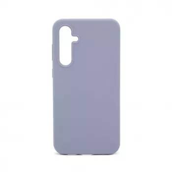 Evelatus Samsung Galaxy S23 FE Custodia in silicone Soft Touch Premium grigio lavanda