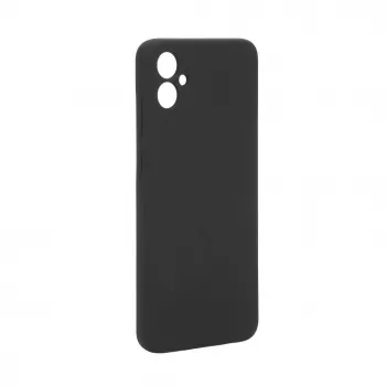 Evelatus Samsung Galaxy A05 Custodia in silicone Soft Touch Premium nero