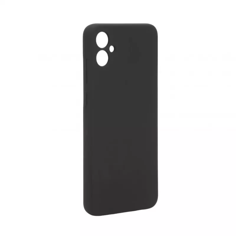 Evelatus Samsung Galaxy A05 Custodia in silicone Soft Touch Premium nero
