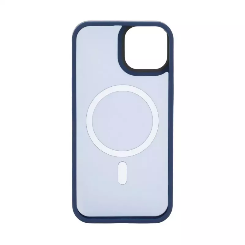 Evelatus Apple iPhone 13 Pro Max Custodia ibrida compatibile MagSafe PC+TPU blu
