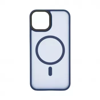 Evelatus Apple iPhone 13 Pro Max Custodia ibrida compatibile MagSafe PC+TPU blu