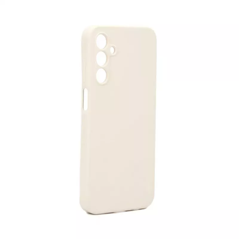 Evelatus Samsung Galaxy A15 Custodia in Silicone Premium Soft Touch Bianco Antico