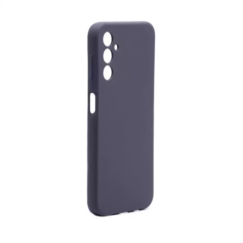 Connect Samsung Galaxy A14 4G / A14 5G Custodia in Silicone Premium Quality Soft Touch Blu Mezzanotte