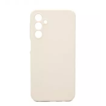 Connect Samsung Galaxy A14 4G / A14 5G Custodia in Silicone Premium Quality Soft Touch Bianco Antico