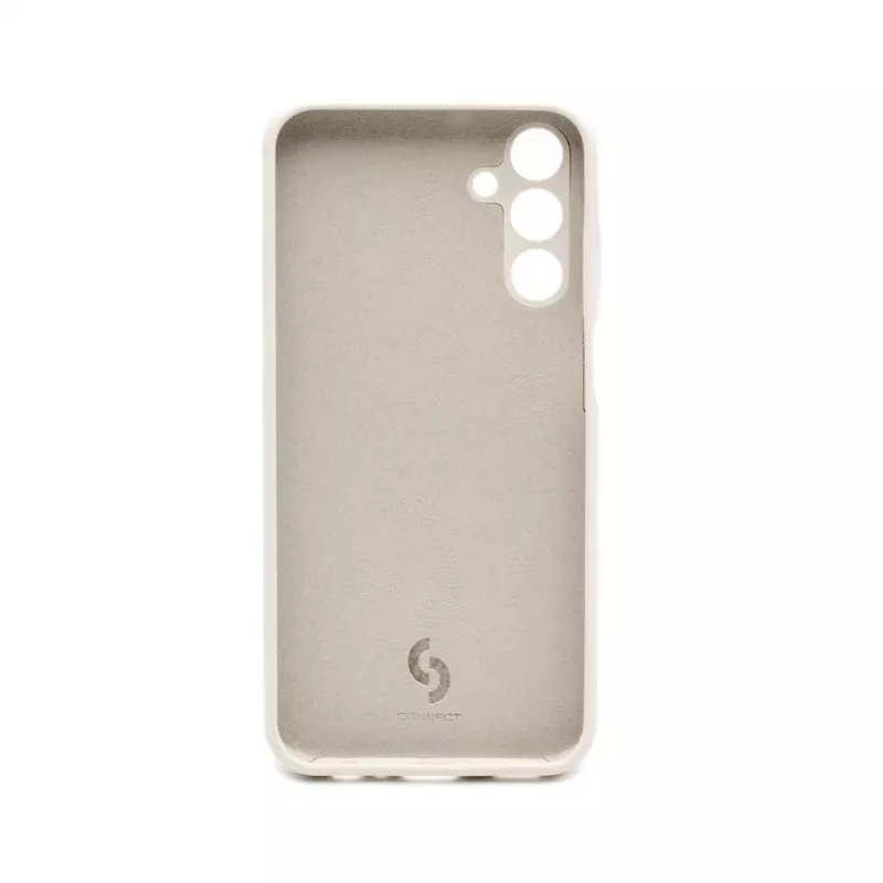 Connect Samsung Galaxy A15 Custodia in Silicone Premium Quality Soft Touch Bianco Antico