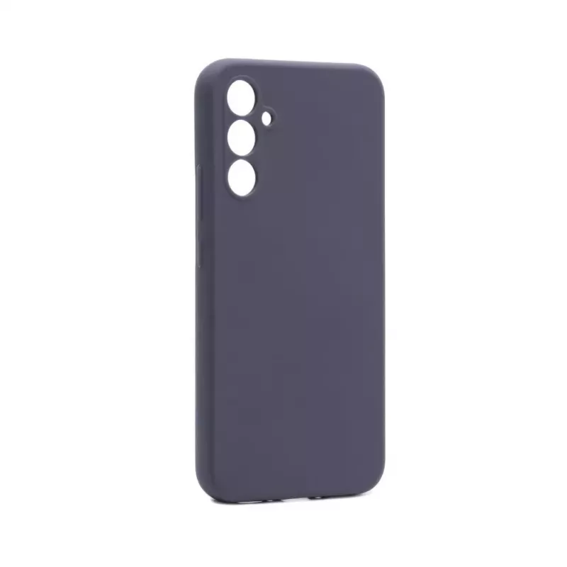 Connect Samsung Galaxy A34 Custodia in Silicone Premium Quality Soft Touch Blu Mezzanotte