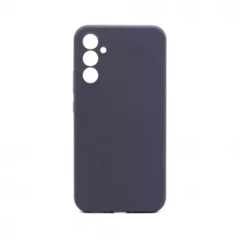 Connect Samsung Galaxy A34 Custodia in Silicone Premium Quality Soft Touch Blu Mezzanotte