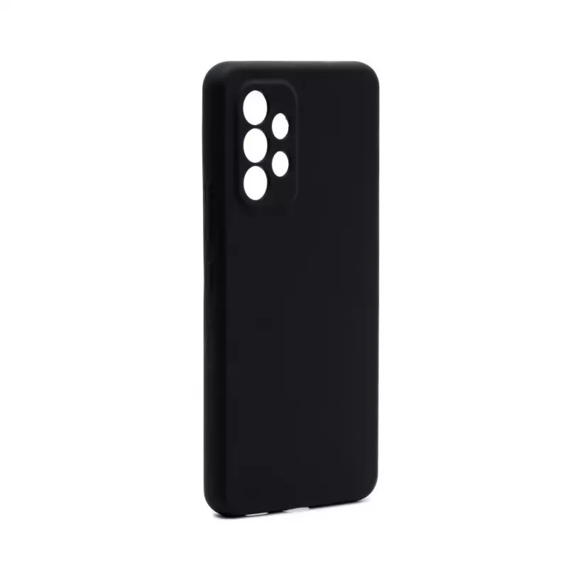 Connect Samsung Galaxy A53 Custodia in Silicone Premium Quality Soft Touch Nero