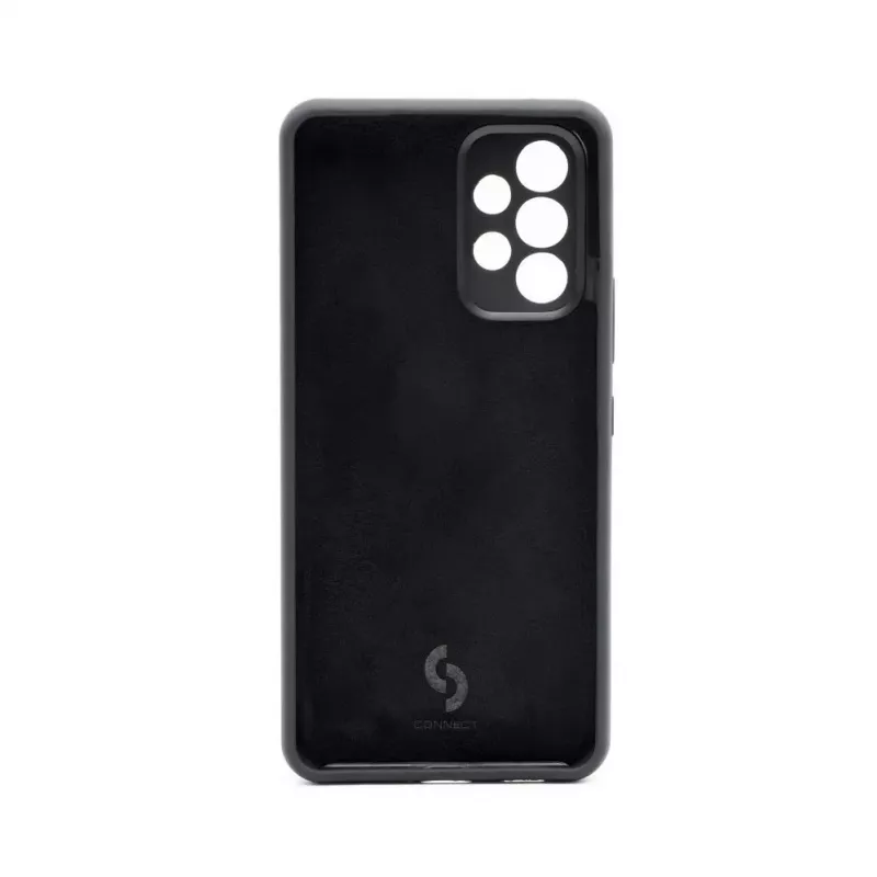 Connect Samsung Galaxy A53 Custodia in Silicone Premium Quality Soft Touch Nero