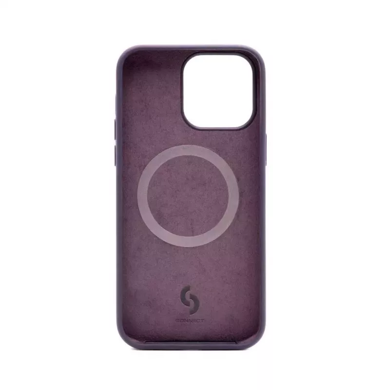Connect Apple iPhone 14 Pro Max Custodia in Silicone Premium MagSafe Soft Touch New Function Lilla