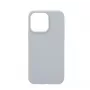 Connect Apple iPhone 15 Pro Custodia in Silicone Premium MagSafe Soft Touch New Function Grigio Blu